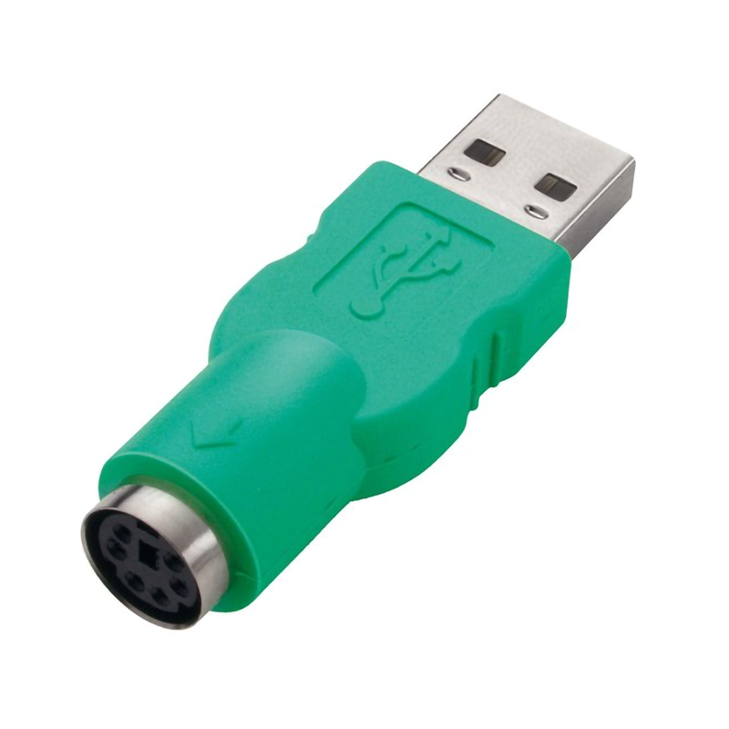 Adaptador USB Macho a PS2 o Teclado